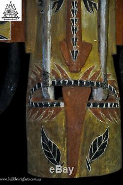 Large Powerful Malagan Spirit Mask, Kavieng, New Ireland, PNG, Papua New Guinea