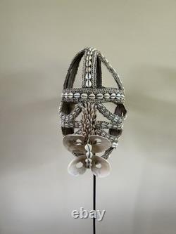Large Ritual Asmat Mask, Bi-Pane Papua New Guinea Tribal Art