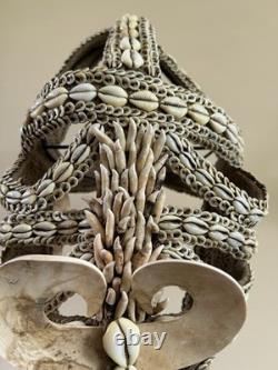 Large Ritual Asmat Mask, Bi-Pane Papua New Guinea Tribal Art