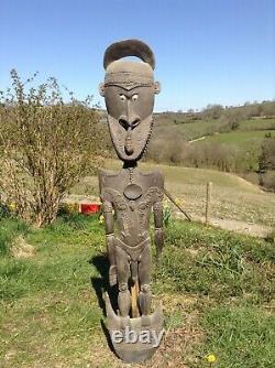 Large Sepik Spirit Figure From Papua New Guinea