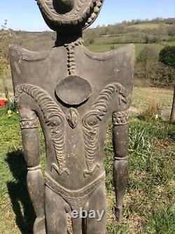 Large Sepik Spirit Figure From Papua New Guinea