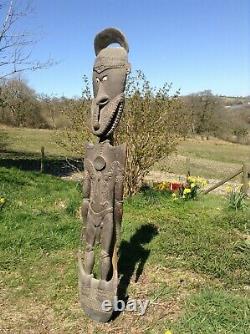 Large Sepik Spirit Figure From Papua New Guinea