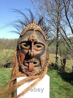 Large Sepik Spirit Mask From Papua New Guinea