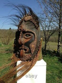 Large Sepik Spirit Mask From Papua New Guinea