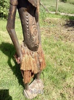 Large Spirit Figure From Papau New Guinea