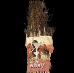 Late 19 th Century Lake Sentani Papua New Guinea Featherx Headdress Tribal