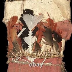 Late 19 th Century Lake Sentani Papua New Guinea Featherx Headdress Tribal