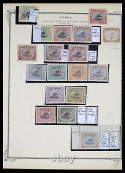 Lot 38327 Stamp collection Papua & New Guinea 1901-2010 on albumpages