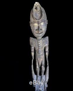 Lower Sepik Papua New Guinea Ancestral Carved Statue Tribal Art