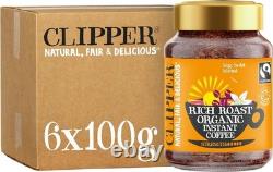 Luxurious Organic Instant Coffee 6 Jars of 100g Papua New Guinea Excellence