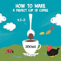 Luxurious Organic Instant Coffee 6 Jars of 100g Papua New Guinea Excellence