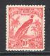 M16419 New Guinea 1932 SG188 10/- pink