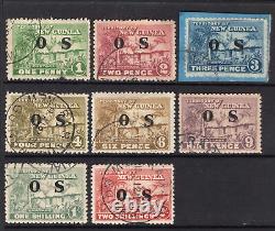 M16470 New Guinea 1925-31 SGO22/30 1919 Officials ex the two lowest values