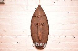 Mask Papua New Guinea Iatmul Savi Ancestor Mask Carved Tribal 20 tall