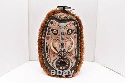 Mask Papua New Guinea Iatmul Savi Ancestor Mask Carved W couri shells 15 tall