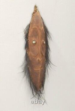 Mask Papua New Guinea Latmul Tribe Wood Feather Mask