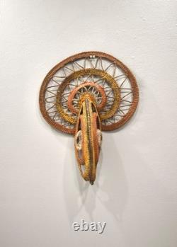 Mask Papua New Guinea Woven Fiber Yam Mask