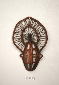 Mask Papua New Guinea Woven Fiber Yam Mask