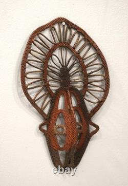Mask Papua New Guinea Woven Fiber Yam Mask