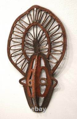 Mask Papua New Guinea Woven Fiber Yam Mask