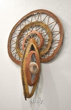 Mask Papua New Guinea Woven Fiber Yam Mask