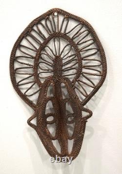 Mask Papua New Guinea Woven Fiber Yam Mask