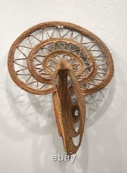 Mask Papua New Guinea Woven Fiber Yam Mask