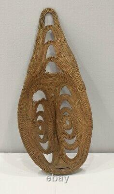 Mask Papua New Guinea Woven Fiber Yam Mask