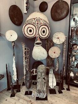 Masque Baining, huge Baining mask, oceanic art, papua new guinea, tribal art