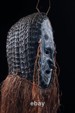 Masque Heaume, Iatmul Heaume mask, oceanic art, Tribal, Papua New Guinea, 103 cm