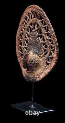 Masque à igname, yam mask, oceanic art, tribal art, Papua New Guinea, 20 x 19 cm