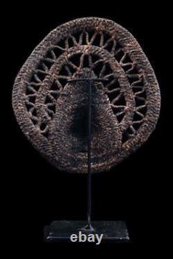Masque à igname, yam mask, oceanic art, tribal art, Papua New Guinea, 20 x 19 cm