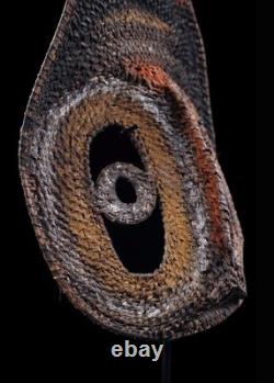 Masque à igname, yam mask, oceanic art, tribal art, Papua New Guinea, 32 x 21 cm