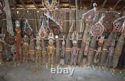 Masque à igname, yam mask, oceanic art, tribal art, Papua New Guinea, 32 x 21 cm