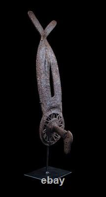 Masque à igname, yam mask, oceanic art, tribal art, Papua New Guinea, 52 x 15 cm