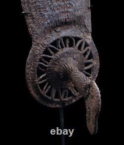 Masque à igname, yam mask, oceanic art, tribal art, Papua New Guinea, 52 x 15 cm