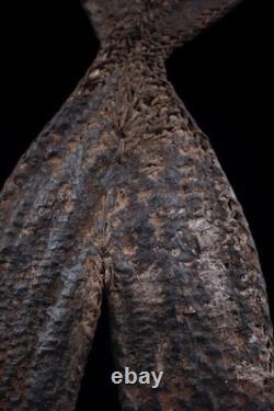 Masque à igname, yam mask, oceanic art, tribal art, Papua New Guinea, 52 x 15 cm