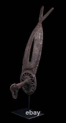 Masque à igname, yam mask, oceanic art, tribal art, Papua New Guinea, 52 x 15 cm
