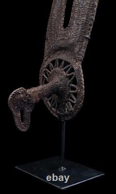 Masque à igname, yam mask, oceanic art, tribal art, Papua New Guinea, 52 x 15 cm