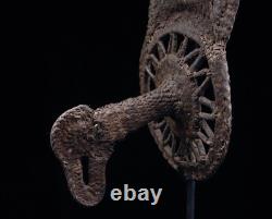 Masque à igname, yam mask, oceanic art, tribal art, Papua New Guinea, 52 x 15 cm