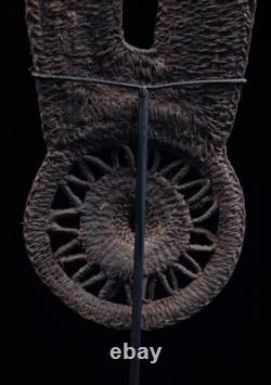 Masque à igname, yam mask, oceanic art, tribal art, Papua New Guinea, 52 x 15 cm