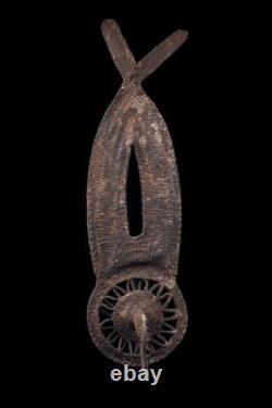 Masque à igname, yam mask, oceanic art, tribal art, Papua New Guinea, 52 x 15 cm