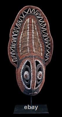 Masque à igname, yam mask, oceanic art, tribal art, Papua New Guinea, 53 x 27 cm
