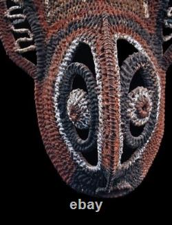 Masque à igname, yam mask, oceanic art, tribal art, Papua New Guinea, 53 x 27 cm
