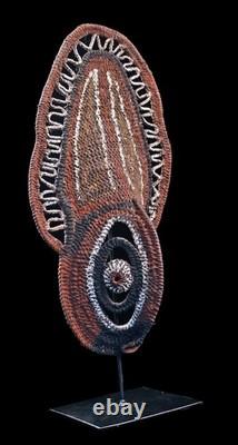 Masque à igname, yam mask, oceanic art, tribal art, Papua New Guinea, 53 x 27 cm