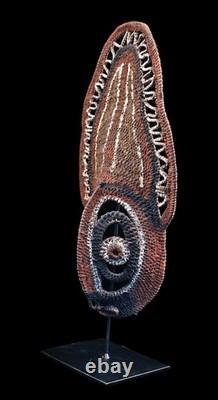 Masque à igname, yam mask, oceanic art, tribal art, Papua New Guinea, 53 x 27 cm
