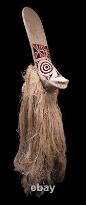 Masque baining, big baining mask, oceanic art, papua new guinea