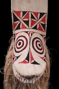 Masque baining, big baining mask, oceanic art, papua new guinea