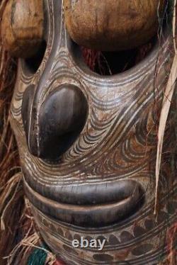 Masque d'ancêtre, ancestor mask, papua new guinea, dancing mask, oceanic art