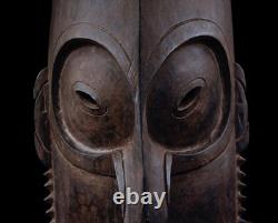 Masque d'ancêtre, ancestor mask, tribal art, oceanic art, Papua New Guinea 83 cm